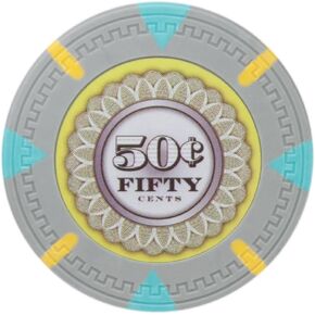 The Mint Poker Chip Heavyweight 13.5-Gram Clay Composite – Pack of 50