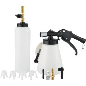 ATPEAM Pneumatic Vacuum Brake and Clutch Fluid Bleeder Tool Kit | Car Truck Motorcycle Brake Oil Change Set with Extractor and Refill Bottle Brake Bleeder Pump Brake Fluid Bleeder Kit