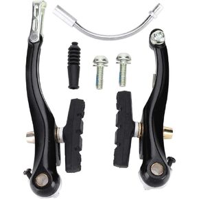 Bicycle Brake Set, Aluminium Alloy V Shape Dual-Pivot Mountain Bike Calipers Set Bike Brake Accessory Bicycles and Spare Parts Schwinn Tricycle Parts V Brake Bike Brakes