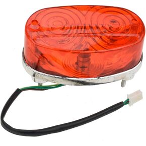 HIAORS 3 Wires Rear Tail Lights for Kids Chinese ATV 50cc 70 90 110 125 150 200 250cc Chinese TaoTao Roketa SunL JCL Coolster 3125 3125B 3125R Quad 4 Wheeler