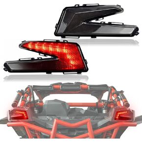 SAUTVS LED Taillights Assembly for Can Am X3, Rear Tail Lights Brake Stop Lights Tail Lamps for Can-Am Maverick X3 XDS XRS Max Turbo R 2017-2024 Accessories (2PCS, 710004744)
