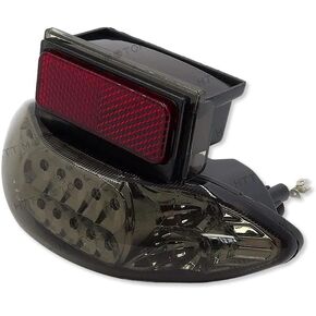 HTTMT MT031A- Custom Smoke Lens LED Brake Tail Light w/Integrated Turn Signals Indicators Compatible with 1999-2007 Suzuki Hayabusa GSXR1300 2003-2006 Katana 600/750 2003-2006 GSX-F 600/700
