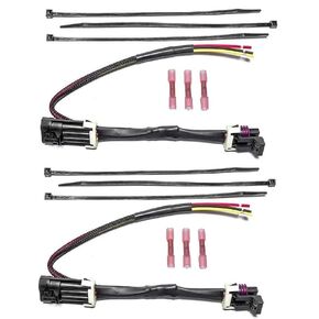 (Set of Two) Tail Light Whip Power Harness Adapter Splice Pigtail Jumper FITS: 2012-2023 Can Am Maverick X3, Max, X-DS for Powering LED Whips Brake Lights License Plate Lights Taillight