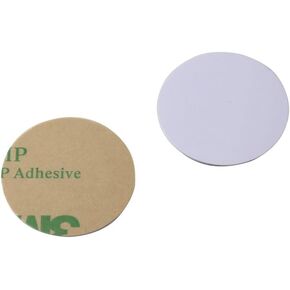 10 PCS Writable 125kHz RFID Sticker Coin Adhesive Back T5577 Proximity ID Card Token Key Tag Rewritable Dia 25mm