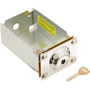 Greenwald Industries 8-1210 Genuine OEM Coin Box for Laundry Appliances, 6.37"D x 3.87"W x 2.75"H, Silver
