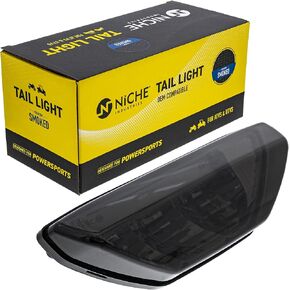 NICHE Brake Tail Light Smoke For Honda Pioneer 500 Foreman Rubicon 500 Sportrax 400 Recon 250 Big Red 700 33700-HN1-A71