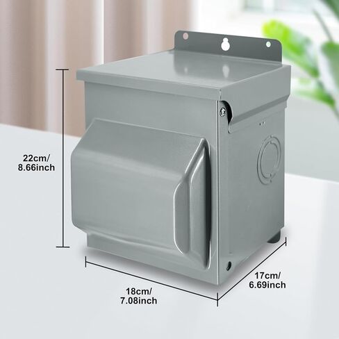 Temporary Power Outlet Panel, RV Pedestal Electrical Panel, 50 Amp RV Breaker Panel Box,Prewired and Unmetered, Weatherproof in Saudi Arabia