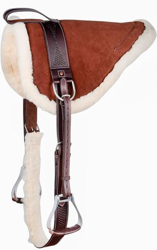 جديد الغربية الإنجليزية ركوب الخيل سرج الوسادة قسط TREELESS السرج الجلود الركاب مريح الحصان السرج تك in Kuwait