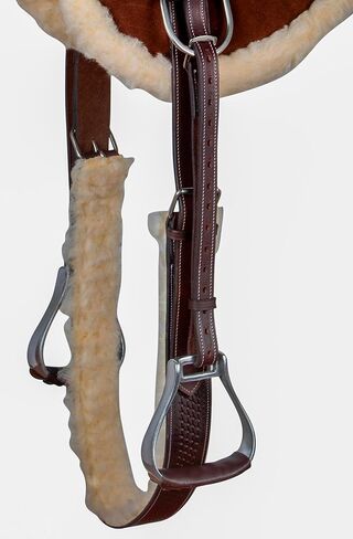 جديد الغربية الإنجليزية ركوب الخيل سرج الوسادة قسط TREELESS السرج الجلود الركاب مريح الحصان السرج تك in Kuwait