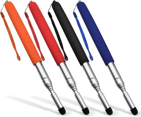 عصا مؤشر للمعلمين، مؤشر تعليمي تلسكوبي، مؤشر سبورة بيضاء قابل للسحب في الفصل الدراسي قابل للتمديد للمعلمين والأدلة والمدرب in Kuwait