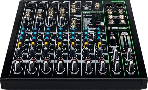 Mackie ProFX10v3 10-Channel Mixer with Built-in Effects and USB + Pro Headphone with Pair of EMB XLR Cable and Gravity Magnet Phone Holder Bundle, TH02 (2)+M in Kuwait