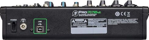 Mackie ProFX10v3 10-Channel Mixer with Built-in Effects and USB + Pro Headphone with Pair of EMB XLR Cable and Gravity Magnet Phone Holder Bundle, TH02 (2)+M in Kuwait