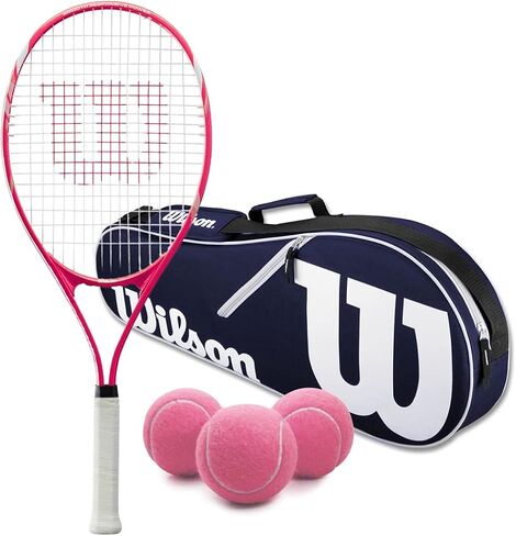 Wilson Serena Pro Lite Tennis Racquet Bundled with an Advantage II Tennis Bag and 1 Can of Pink Tennis Balls in Saudi Arabia