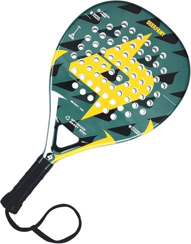 مضرب DEERFAMY Padel بسطح من ألياف الكربون مع مضارب تنس من مادة EVA ذات رغوة مرنة وخفيفة الوزن in Kuwait