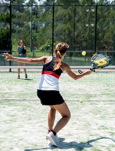 مضرب DEERFAMY Padel بسطح من ألياف الكربون مع مضارب تنس من مادة EVA ذات رغوة مرنة وخفيفة الوزن in Kuwait