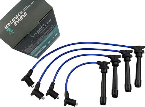 Spark Plug Wires Compatible with Hyundai Accent 1997-2005 DOHC 1.6L SOHC 1.5L L4 G4EK 1997-2005 in Saudi Arabia