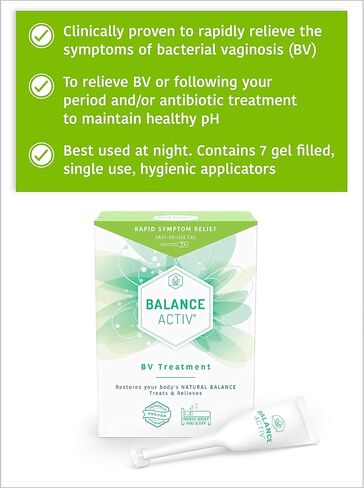 Bacterial Vaginosis Treatment - BV Balance Activ Gel - 7 Tube Box in Saudi Arabia