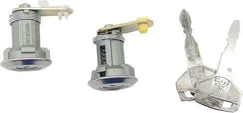 أسطوانة قفل الباب - بهلوان مع مفتاحين متوافق مع Toyota Pickup1984 1985 1986 1987 1988 Van 4runner 83-91 Camry 84-87 Corolla DL-8 69051-12180، 69052-12180، in Saudi Arabia