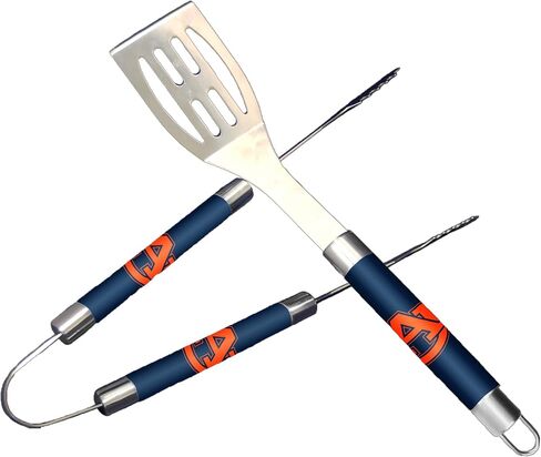 Northwest NCAA Auburn Tigers Unisex-Adult 2-Piece BBQ Utensil Set, One Size, Team Colors in Kuwait