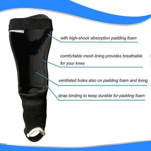 Soccer Football shin Guards with Low-Profile Flexible Super Protection,Great for Youth, Junior in Saudi Arabia