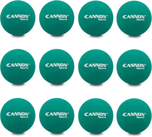 Cannon Sports Racquetball Balls for Racquet Games, Handball, Dogs, Softball & Baseball Batting Practice (Green, 1 Dozen) in Saudi Arabia
