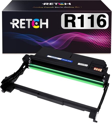 RETCH (بدون وحدة طبلة متوافقة مع حبر Samsung MLT-R116 لـ Xpress SL-M2835DW M2885FW M2875FW M2825DW M2625 M2625D M2825ND M2626D M2675FN M2676N M2836 M2876FH طابعة ليزر (1 أسود) in Kuwait
