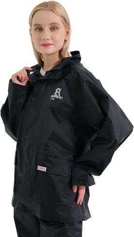 Rain Suits For Women Waterproof With Hood | Motorcycle Rain Gear | Heavy Duty Raincoat in Saudi Arabia