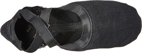 Bloch Dance Men's Synchrony Split Sole Stretch Canvas Ballet Slipper/Shoe, Black, 7 in Kuwait
