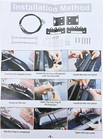 مجموعة رافعات الأطراف القابلة للتعديل من خلال حبل حماية الغابة لإزالة العوائق، غطاء المحرك الواقي لفروع الخط الفرعي ملحقات دعامة لسيارة Ford Bronco Offroad 2/4 Door 2021 2022 2023 in Kuwait
