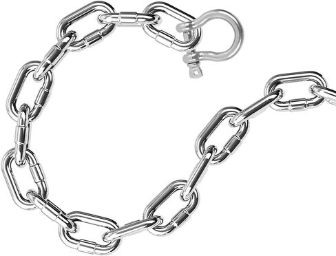 14 قطعة من الفولاذ المقاوم للصدأ M8 برغي تكبل 5/16 بوصة سلسلة تكبل القوس تكبل Clevis الثقيلة برغي دبوس تكبل لمرساة، سحب، قبالة الطريق الانتعاش in Kuwait