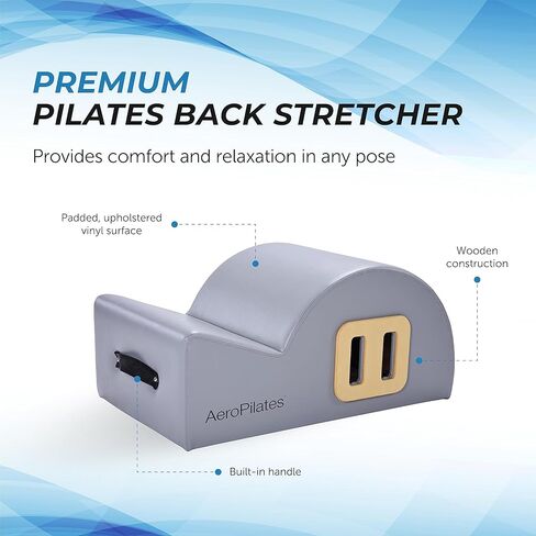 AeroPilates Posture Corrector Pilates Barrel - Home Pilates Back Stretcher - Pilates Strength Workout Machine for Home Gym - Up to 300 lbs Weight Capacity in Kuwait
