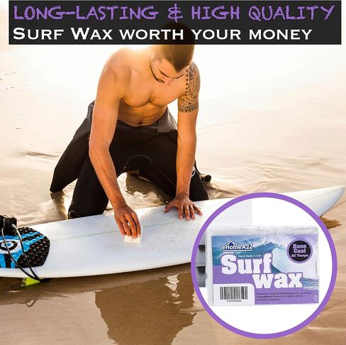 EHOMEA2Z Surf Wax Base Coat High Performance All Natural 1,2,3,4,12 Pack Orange Scent in Saudi Arabia
