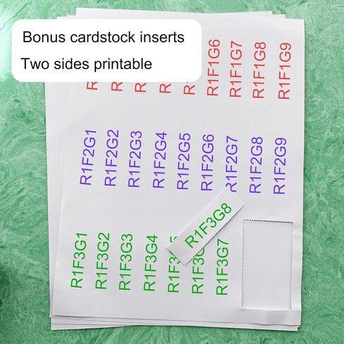 Mr-Label 30 Pack 1x3 in Magnetic Label Holder, with Printable Label Insert & Transparent Plastic Protective Film, C Channel Magnet Label for Metal Shelf Cabinet Locker (1x3 in, 30 pack) in Saudi Arabia