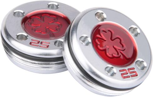 OGECLF 2pcs Red Lucky Clover Golf Weights for Titleist Scotty Cameron Newport, Phantom, Futura, GoLo, California Putters 5g 10g 15g 20g 25g 30g 35g 40g 45g for Option in Saudi Arabia