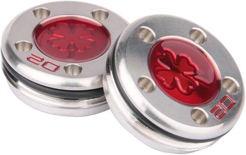 OGECLF 2pcs Red Lucky Clover Golf Weights for Titleist Scotty Cameron Newport, Phantom, Futura, GoLo, California Putters 5g 10g 15g 20g 25g 30g 35g 40g 45g for Option in Saudi Arabia