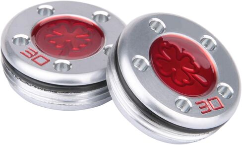 OGECLF 2pcs Red Lucky Clover Golf Weights for Titleist Scotty Cameron Newport, Phantom, Futura, GoLo, California Putters 5g 10g 15g 20g 25g 30g 35g 40g 45g for Option in Saudi Arabia