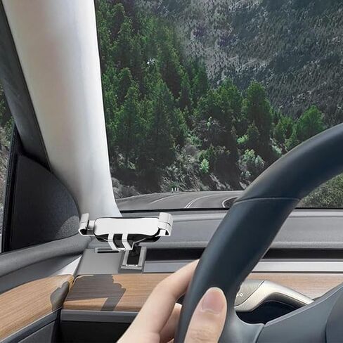 Racing Tesla Model 3 Model Y Phone Holder,Tesla Phone Mount Compatible with Tesla Model 3 Model Y Accessories 2021 2022 in Saudi Arabia