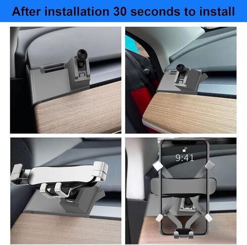 Racing Tesla Model 3 Model Y Phone Holder,Tesla Phone Mount Compatible with Tesla Model 3 Model Y Accessories 2021 2022 in Saudi Arabia