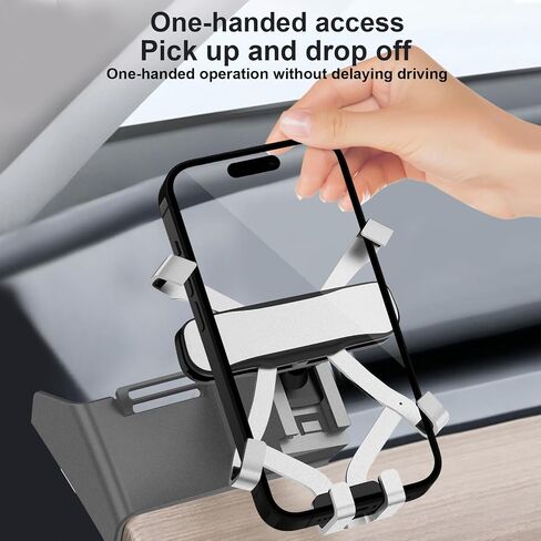 Racing Tesla Model 3 Model Y Phone Holder,Tesla Phone Mount Compatible with Tesla Model 3 Model Y Accessories 2021 2022 in Saudi Arabia