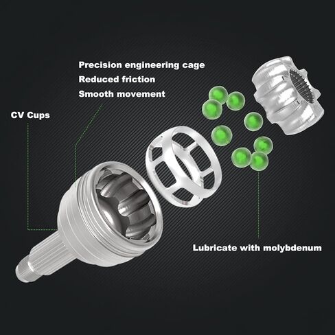 Front Left CV Axle Drive Shaft for Can Am Outlander 800r 400 500 650 EFI HO XT, Renegade 500 800 Xxc 2007 2008 2009 2010 2011 705400934 ATV Axle Replacement in Kuwait