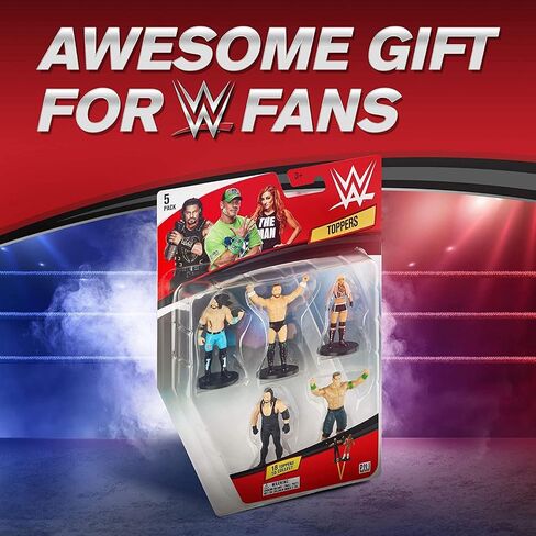 أغطية أقلام WWE Superstar، مجموعة من 5 - نجوم WWE للكتابة، ديكور الحفلات، هدايا علوية - Ultimate Warrior، Rey Mysterio، The Rock، Becky Lynch والمزيد من PMI in Saudi Arabia