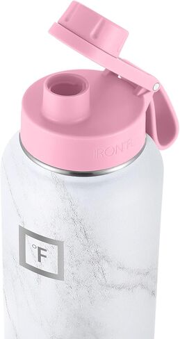 IRON °FLASK Spout Lid 2.0 for Wide Mouth, Insulated Sports Water Bottles fit only Iron Flask Bottles, Canteen Standard, Chug Lid, BPA Free 2 Lids (Graphite) in Saudi Arabia