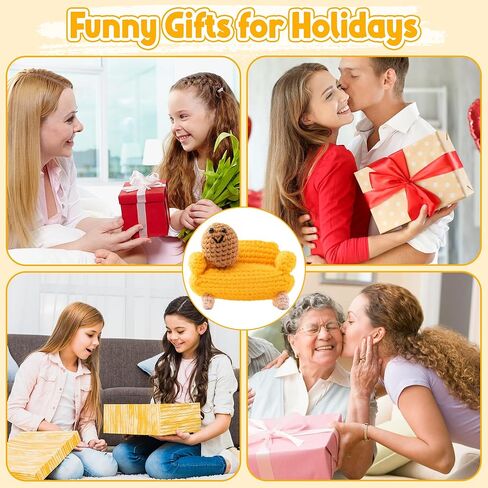 2PCS البسيطة مضحك الأزرق الكروشيه الأريكة البطاطس اليدوية الكروشيه مكتب الديكور 3 بوصة محبوكة الأريكة 2 بوصة محبوك البطاطس لطيف الصوف دمية عيد الميلاد السنة الجديدة هدايا عيد ميلاد للأصدقاء مدمن التلفزيون in Kuwait