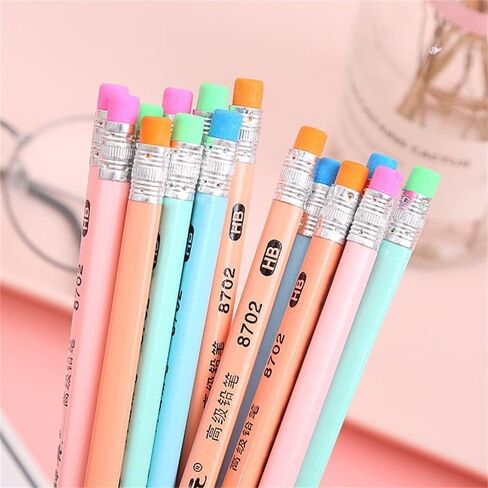 3 قطع قلم رصاص، قرطاسية رسم قلم رصاص للطلاب من Kawaii، قلم رصاص أخضر إبداعي للأطفال، قلم رصاص ملون معكرون HB، أقلام رصاص خشبية، أقلام رصاص لطيفة للطلاب in Saudi Arabia