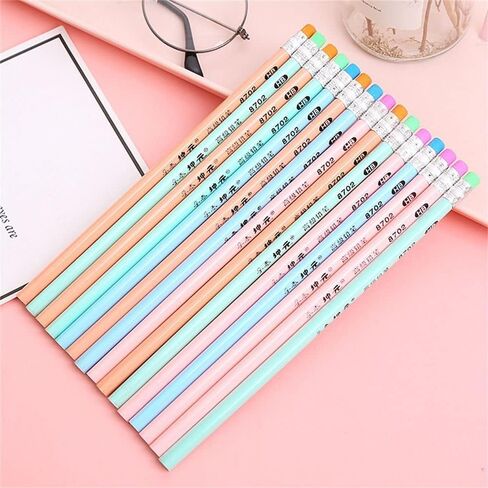 3 قطع قلم رصاص، قرطاسية رسم قلم رصاص للطلاب من Kawaii، قلم رصاص أخضر إبداعي للأطفال، قلم رصاص ملون معكرون HB، أقلام رصاص خشبية، أقلام رصاص لطيفة للطلاب in Saudi Arabia