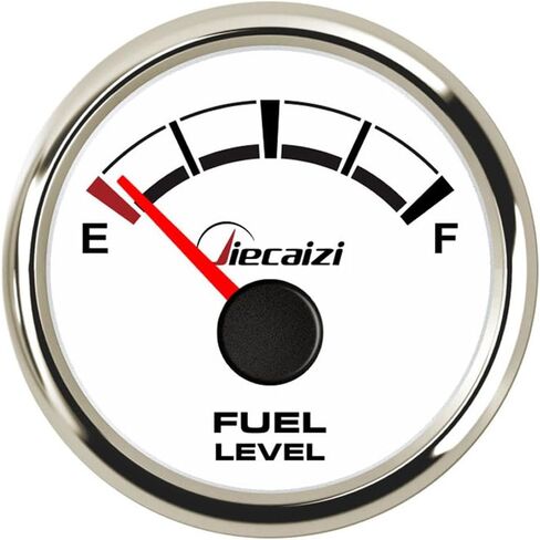 52mm/2-1/16" Fuel Level Gauge Waterproof 7 Backlight Colors 0-90ohms 16-158ohms 73-10ohms 0-190ohms 240-33ohms Anti-Vibration Anti-Over-Voltage IP67 in Saudi Arabia