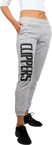 Ultra Game NBA Women's Jogger Pants Active Logo Fleece Sweatpants in Saudi Arabia