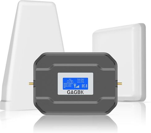2024 Improved Cell Phone Signal Booster on Band 2/4/5/12/13/17/25/66 for 5G 4G LTE Cell Phone Booster Cell Signal Booster Cellphone Signal Booster Cellular Extender Up to 5500sqft for All U.S.Carriers in Saudi Arabia