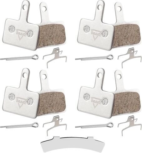 Ceramic Bike Brake Pads Set Compatible for Tektro Shimano TRP Deore Br-M575 B01s Mt200 M525 M515 T615 T675 M505 M495 M486 M485, Mountain MTB Ebike Brake Pads[4 Pieces Brakes+1 Adjusting Tool] in Saudi Arabia