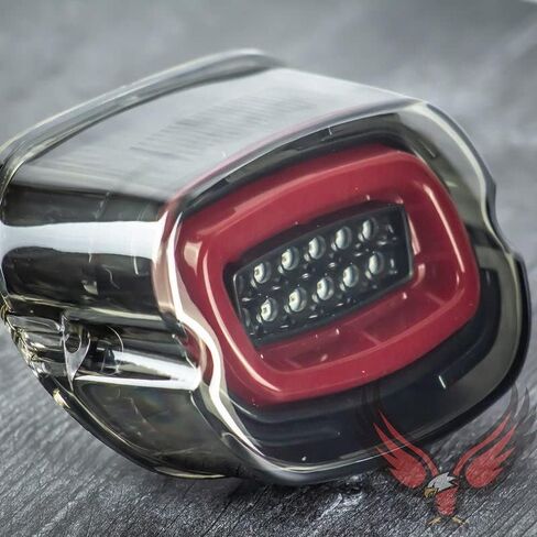 ضوء خلفي LED من Eagle Lights HALOZ Layback مع إشارات الانعطاف للدراجات النارية Harley Davidson in Saudi Arabia